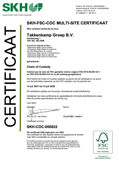 FSC Certificaat